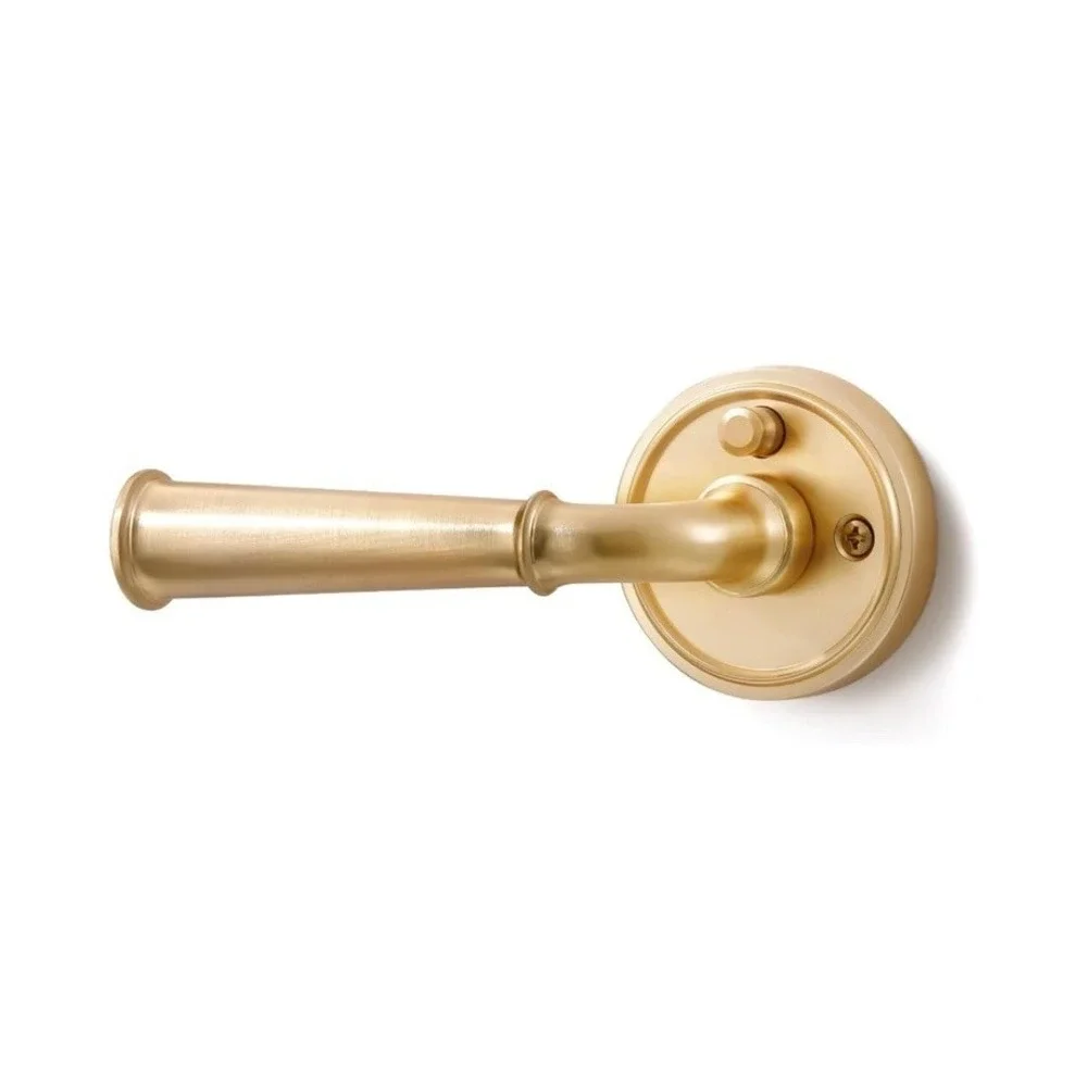 Brushed Gold Privacy Door Handle Interior Bedroom Bathroom Privacy Gold Door ...